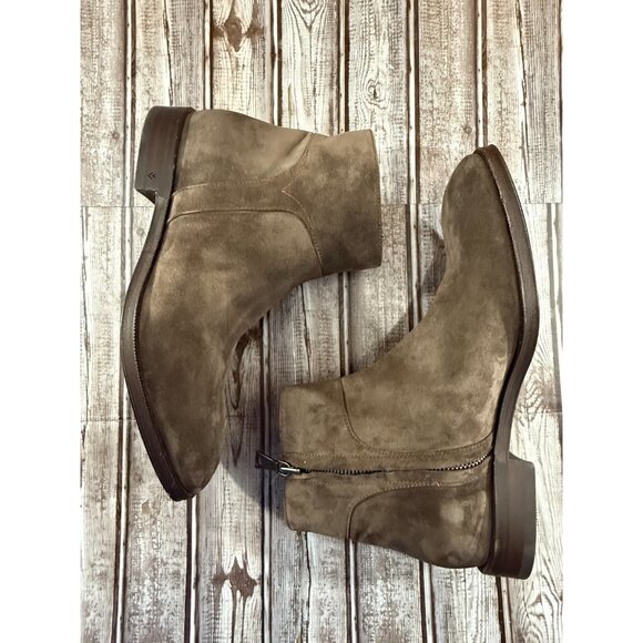 John Varvatos Fleetwood Chelsea Leather Boots size 11 color Brown Suede New *sam - Picture 2 of 6